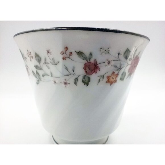 Teacup Sheffield Bouquet Fine China Footed Porcelain Japan 3.5 Inches Vintage - Picture 9 of 16